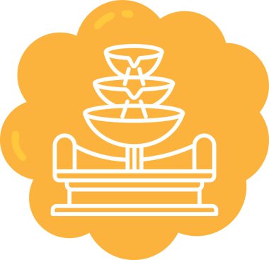 Kase. Web simgesi basit illüstrasyon