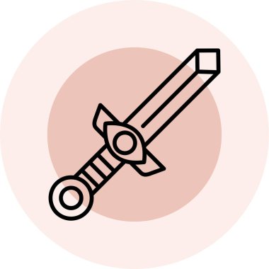 Modern simgenin vektör illüstrasyonu