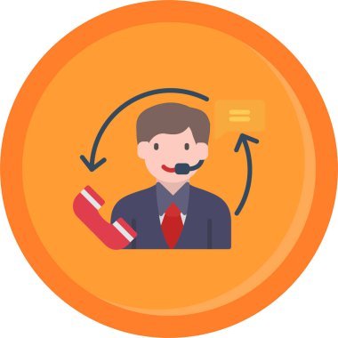 öğrenci düz simge öğreniyor