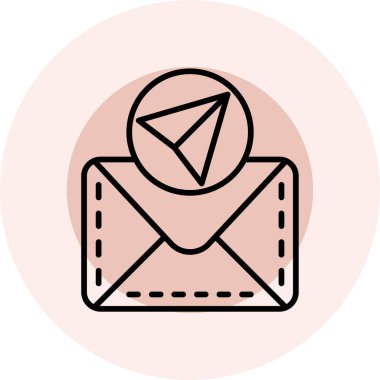 zarf harf vektör illüstrasyonu