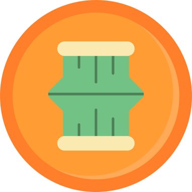 Yemek. Web simgesi basit illüstrasyon