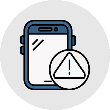 Smartphone Simgesi, vektör illüstrasyonu