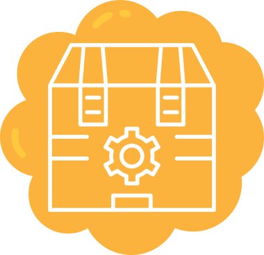 Modern bir simgenin vektör illüstrasyonu