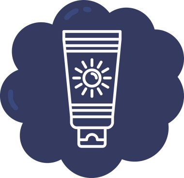 Modern simgenin vektör illüstrasyonu