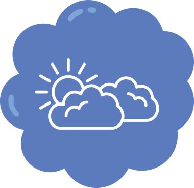 Hava simgesinin vektör illüstrasyonu