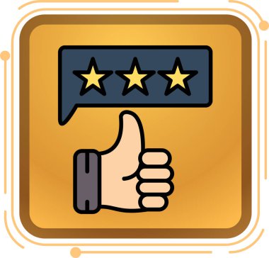 Müşteri denetleme vektör simgesi