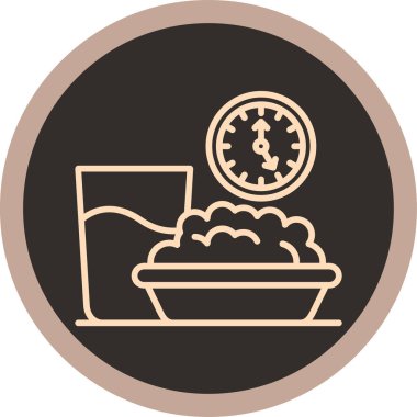 Gıda simgesinin vektör illüstrasyonu