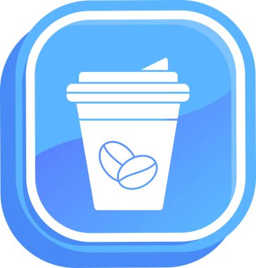 vektör kahve bardağı simgesi