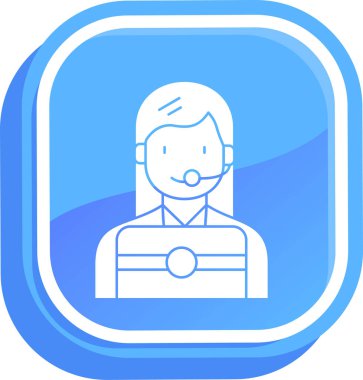 doktor doktor hemşire renk ikonu vektör çizimi