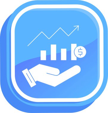 iş büyüme vektör simgesi