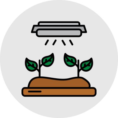 bitki simgesi vektör illüstrasyonu