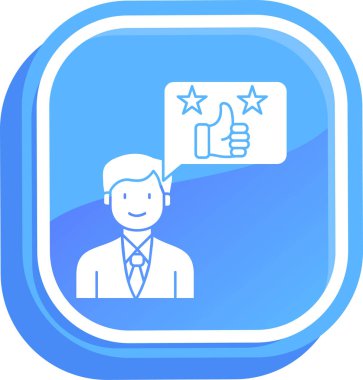 Geri bildirim müşteri servisi simgesi