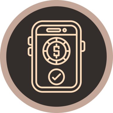 - Telefon. Web simgesi basit illüstrasyon