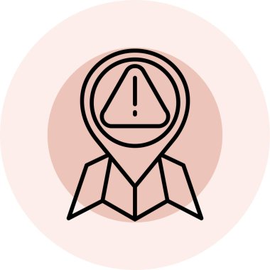 Modern simgenin vektör illüstrasyonu