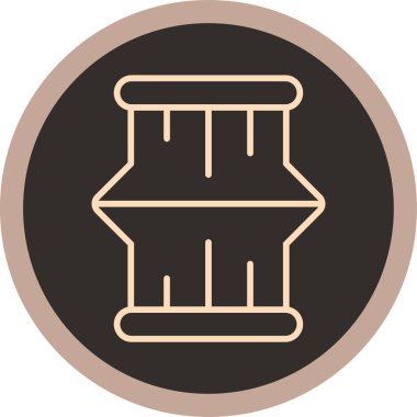 Gıda simgesinin vektör illüstrasyonu