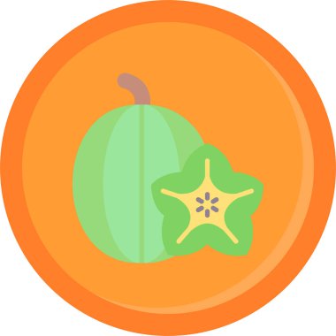 kabak simgesi, vektör illüstrasyonu beyaz arkaplanda izole edildi