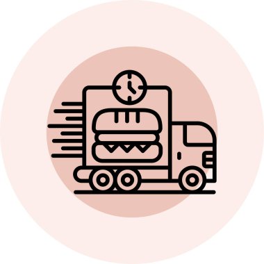 Gıda simgesinin vektör illüstrasyonu