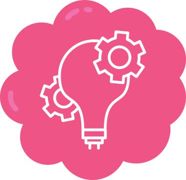 Ampul simgesi. vektör illüstrasyonu