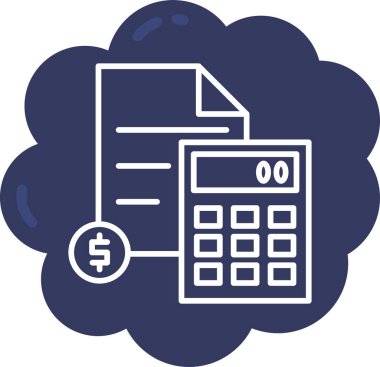 bankacılık ve finans vektör simgesi. Basit tasarım illüstrasyon sembolü