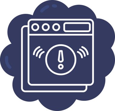 Modern b 'nin vektör illüstrasyonu eksik simgesi