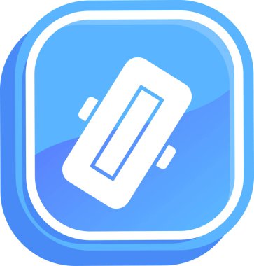 Bir telefon simgesinin vektör illüstrasyonu