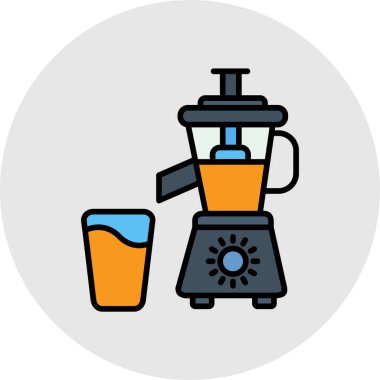 çay fincanı ana hatları doldurulmuş vektör simgesi dekoru