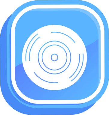 müzik notası ikon vektör illüstrasyonu