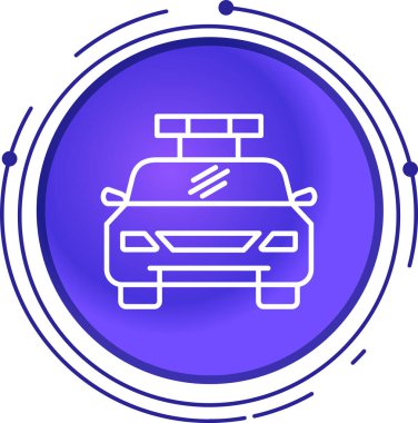 araba simgesi vektör illüstrasyonu