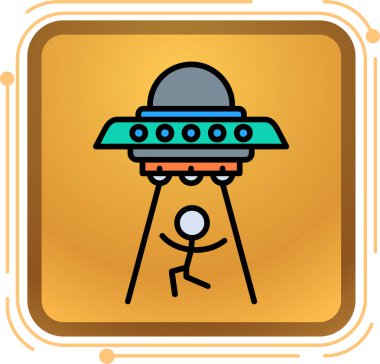 Beyaz arkaplanda izole edilmiş düz biçimli uydu simgesi