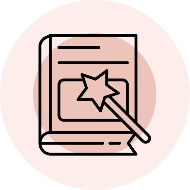 Yıldızın vektör simgesi çizimi