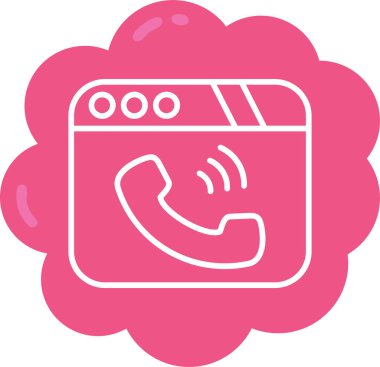 telefon simgesi, vektör tasarımı