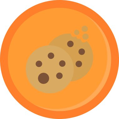 Yemek. Web simgesi vektör illüstrasyonu