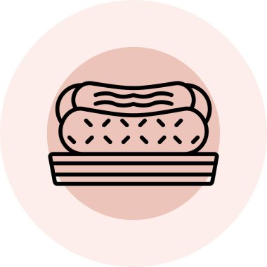 Vektör fırın simgesi illüstrasyonu