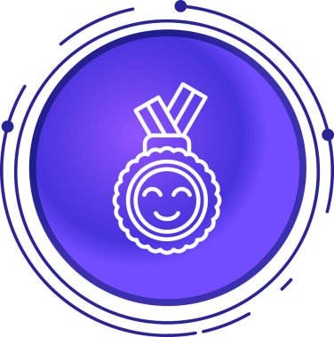 Dolar sembollü çizgi kumarhane çipi beyaz arka planda izole edilmiş. Kumarhane kumarı. Renkli taslak konsepti. Vektör