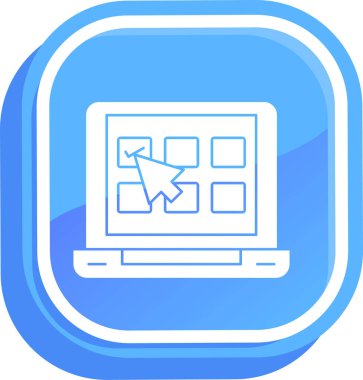 Ağ simgesi. vektör illüstrasyonu