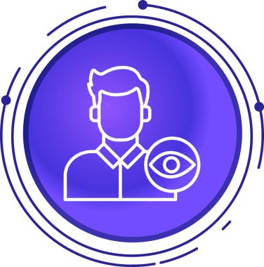 kullanıcı gözü. Web simgesi