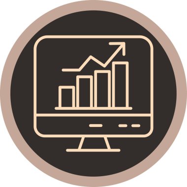 seo modern simgesinin vektör illüstrasyonu