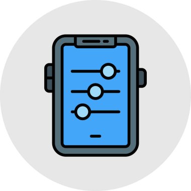 akıllı saat vektör simgesi