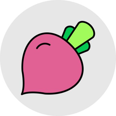 Gıda simgesinin vektör illüstrasyonu