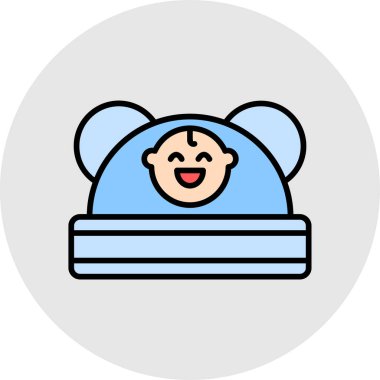 bebek ikonu vektör illüstrasyonu