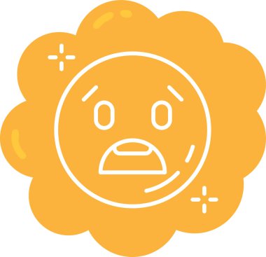 emoji yüz simgesi simgesi - özet biçimi