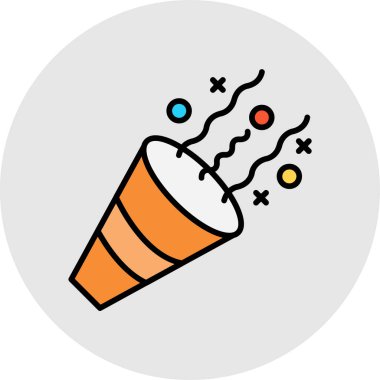 Çizgi film ve kırmızı beyaz şekerin vektör çizimi