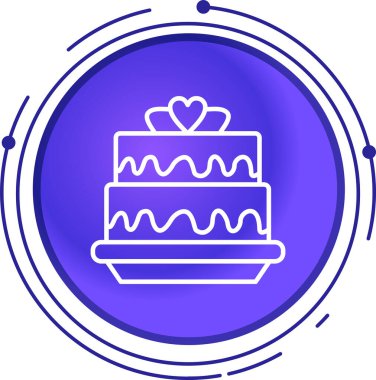 Pasta Simgesinin Vektör illüstrasyonu