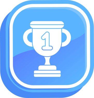 Madalya. Web simgesi basit illüstrasyon