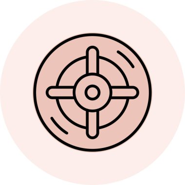 hedef simge vektör illüstrasyonu