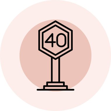 Tek bir izole edilmiş ödül ikonunun vektör illüstrasyonu