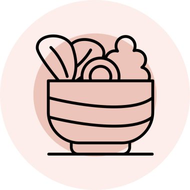 Gıda simgesinin vektör illüstrasyonu