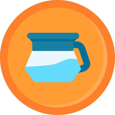 Kahve fincanı yassı bir ikon.