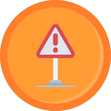 Uyarı işareti vektör simgesi