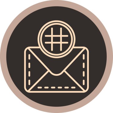 posta vektör simgesi modern illüstrasyon